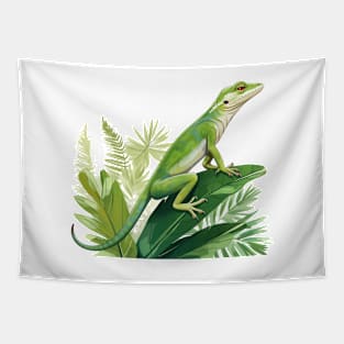 Green Anole Tapestry