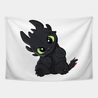 Cute dragon baby, Toothless How to train your dragon, night fury Tapestry