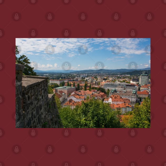 View from Ljubljana Castle, Slovenia by jojobob