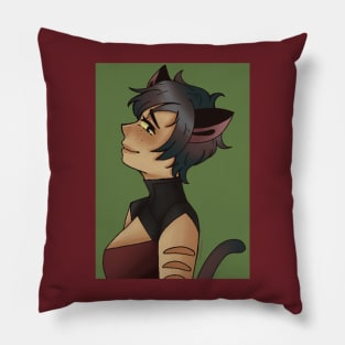 Short Haired Catra Pillow