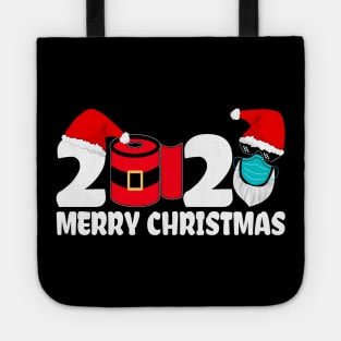 Merry Christmas 2020 Quarantine Xmas Santa Face Mask Gifts Tote