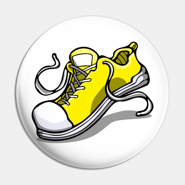 Yellow Shoe *CMY Collection* Pin by deancoledesign