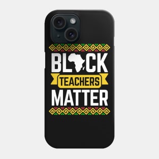 Dashiki Pattern Black History Month Gift For Teacher Phone Case