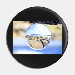 Crystal ball landscape Pin