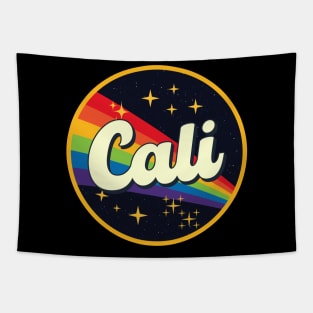 Cali // Rainbow In Space Vintage Style Tapestry