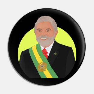 Lula Brazilian Pin