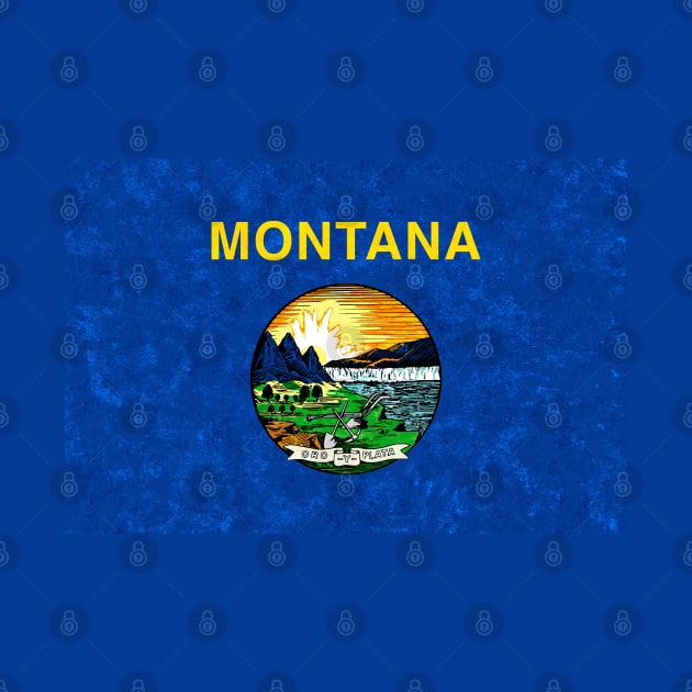 State flag of Montana by Enzwell