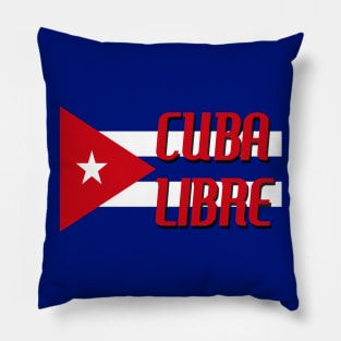 Cuba Libre Cuban Flag Pillow