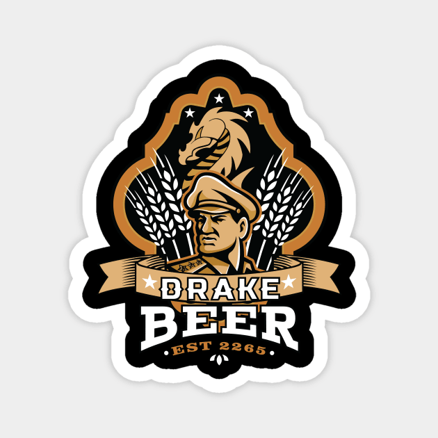 Drake Beer Magnet by Talon Games