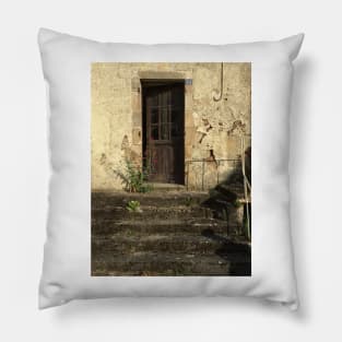 Open Doorway In France Pillow