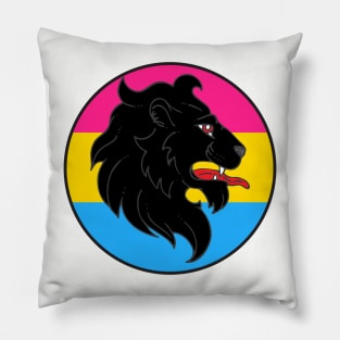 An Tir Pride - Pansexual - Populace Badge Style 1 Pillow