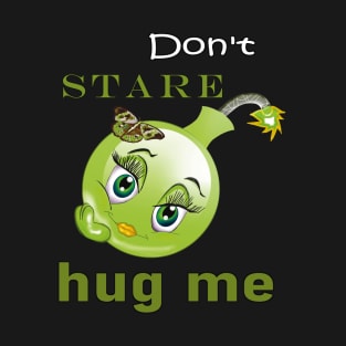 Kawai Sensitive Girl wants a Green Hug T-Shirt