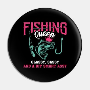 Fishing Queen Classy Sassy And A Bit Smart Assy Crown Pin