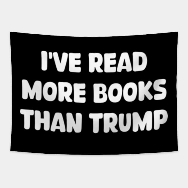 i've read more books than trump Tapestry by style flourish