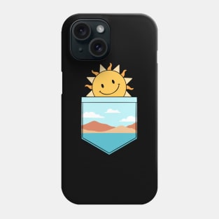 Cute Sun Kawaii Pocket Phone Case