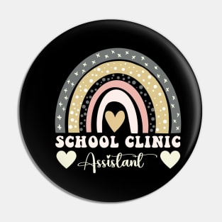 School Nurse Appreciation Week School Clinic Assistant Pin