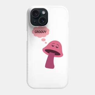 Groovy Mushroom - Pink Phone Case