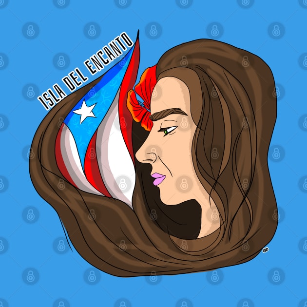 Mestiza Borinqueña by Morpheus Graphic Design