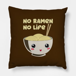 Kawaii Vintage Style Japenese Ramen Cat Pillow