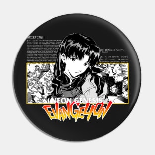 Neon Genesis Evangelion ''MISATO'' V1 Pin