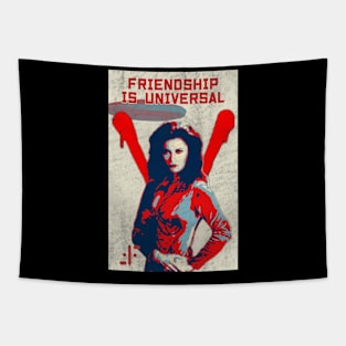 V the Series Propaganda Tapestry