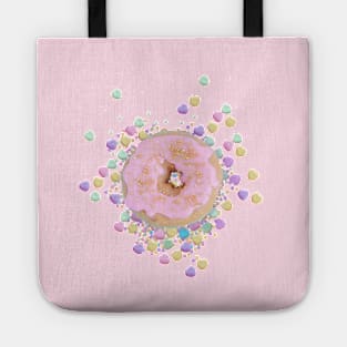 Sparkling Pink Donut Tote