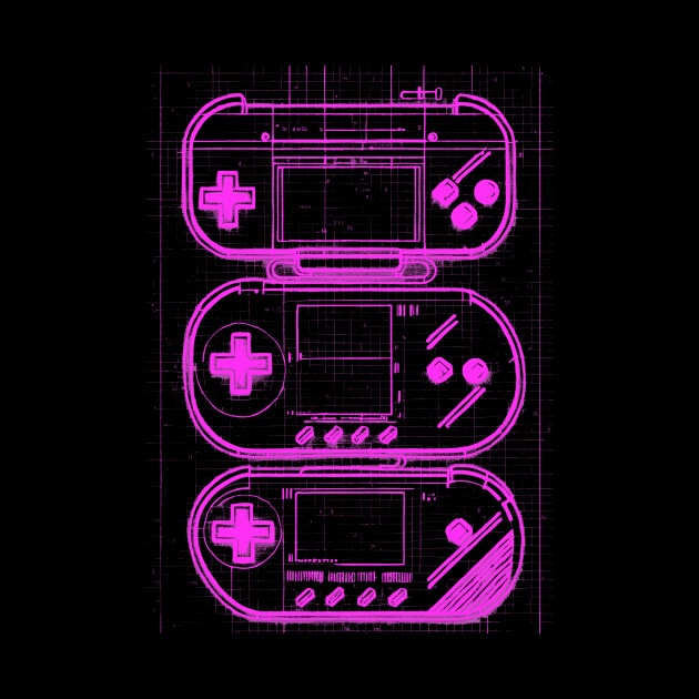 Handheld Gaming Device Blueprint by Trip Tank