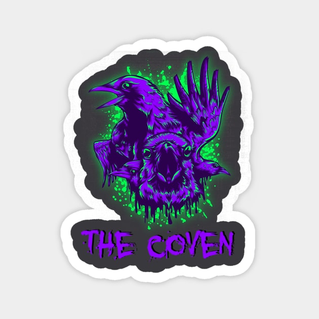 The Coven Crows Magnet by The Coven