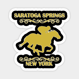 Saratoga Springs New York Horse Racing Magnet