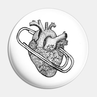 heart clip Pin