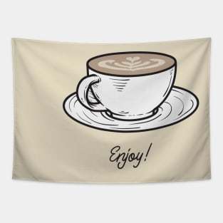 enjoy your coffee Tapestry