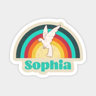 Sophia - Vintage Faded Style Magnet