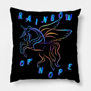 RAINBOW UNICORN Pillow