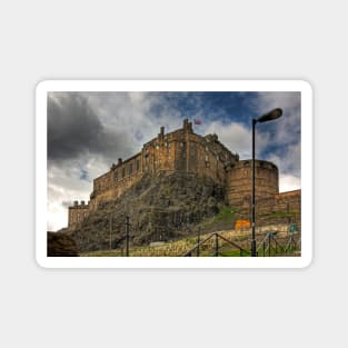 The Castle from the Grassmarket Magnet