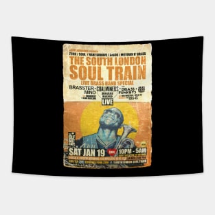 POSTER TOUR - SOUL TRAIN THE SOUTH LONDON 159 Tapestry