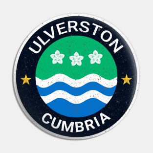 Ulverston - Cumbria Flag Pin