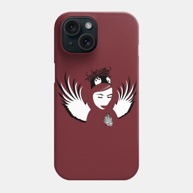 doomed devotion angel Phone Case by somatosis