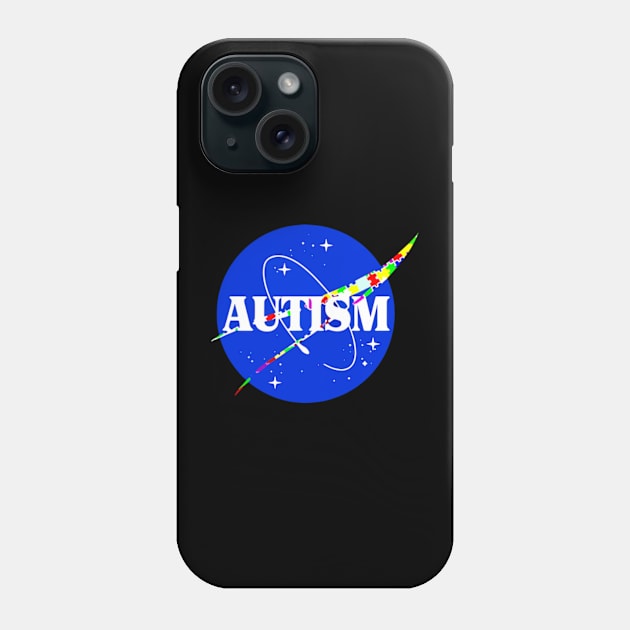 Space Travel Autism Phone Case by Three Meat Curry