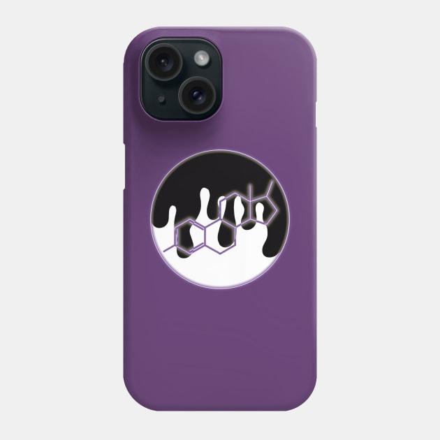 Neon Estrogen Chemical Structure: Purple Phone Case by TrustyTransgender