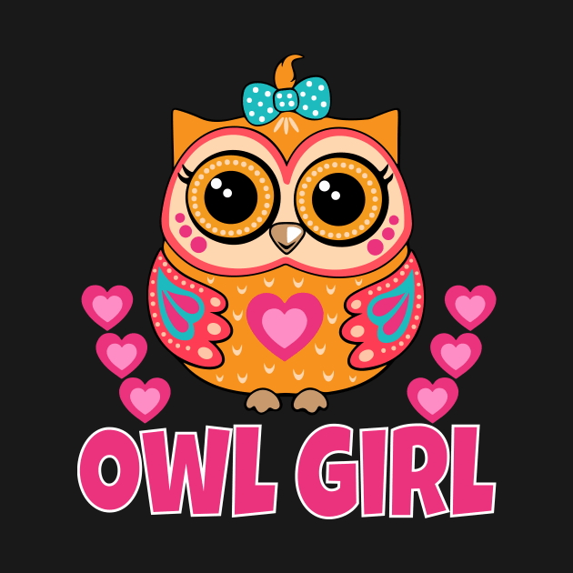 Cute Owl Girl by Work Memes