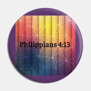 philippians 4:13 logo Pin