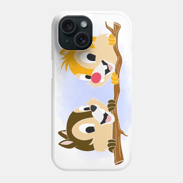 Chip And Dale Double Trouble Phone Case by ShutterStudios
