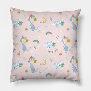 Pattern with dinosaurs Pillow