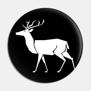Modern Minimalist Deer Stag Hart Design - Stag Do Stag Party Stag Night Pin