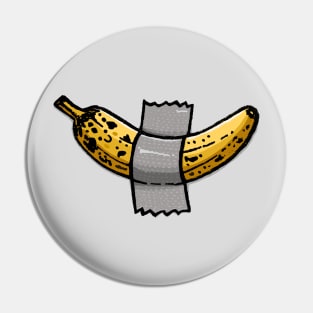 Happy Banana duck-taped Pin