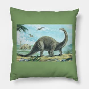 Brontosaurus Pillow