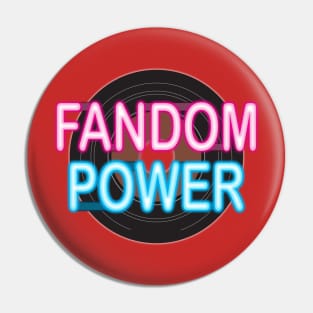 Fandom Power (50s  Throwback) Pin