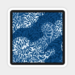 Vines in the clouds pattern design Magnet