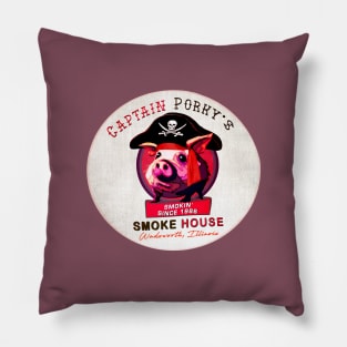 Captain Porky's Smoke House • Wadsworth, Illinois Pillow