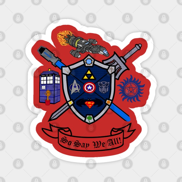 Geek Crest version Magnet by DavinciSMURF